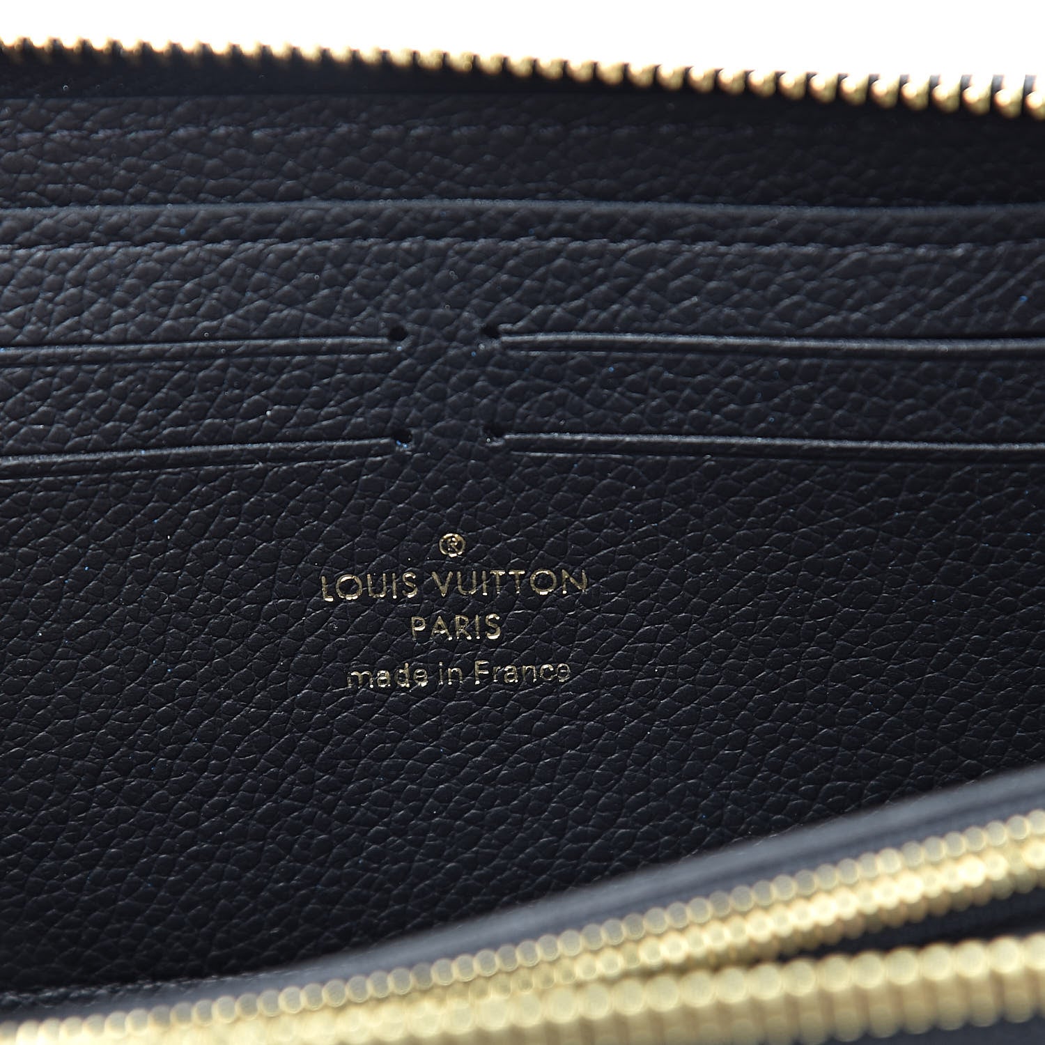 Louis Vuitton Empreinte Clemence Wallet Black 6 of 8