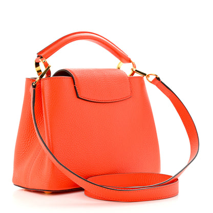 Louis Vuitton Taurillon Capucines BB Tonic Orange 3 of 10