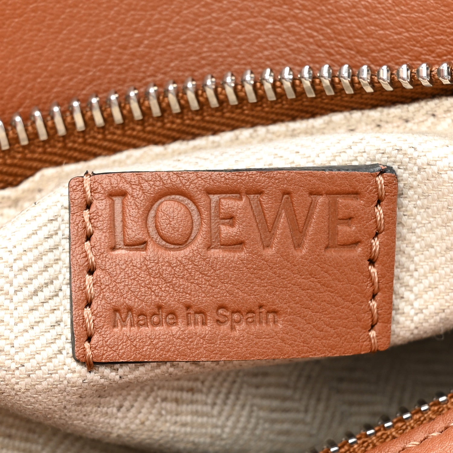 Loewe Calfskin Small Puzzle Bumbag Tan 6 of 8