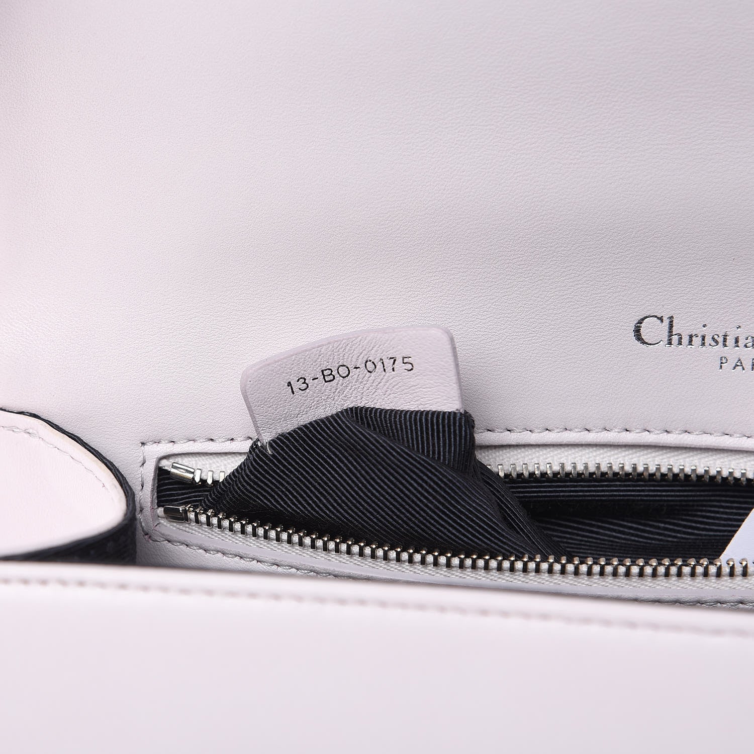 Christian Dior Calfskin Medium Diorama Flap Bag Off White 7 of 12