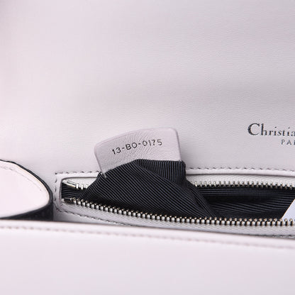 Christian Dior Calfskin Medium Diorama Flap Bag Off White 7 of 12