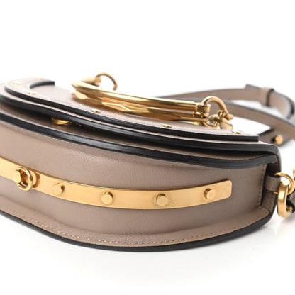 Chloe Calfskin Small Nile Bracelet Minaudiere Bag Motty Grey 7 of 10