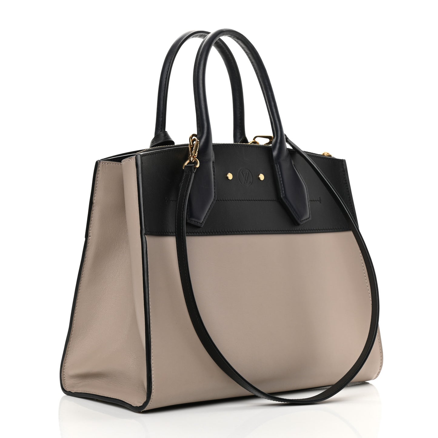 Calfskin City Steamer MM Gris Black