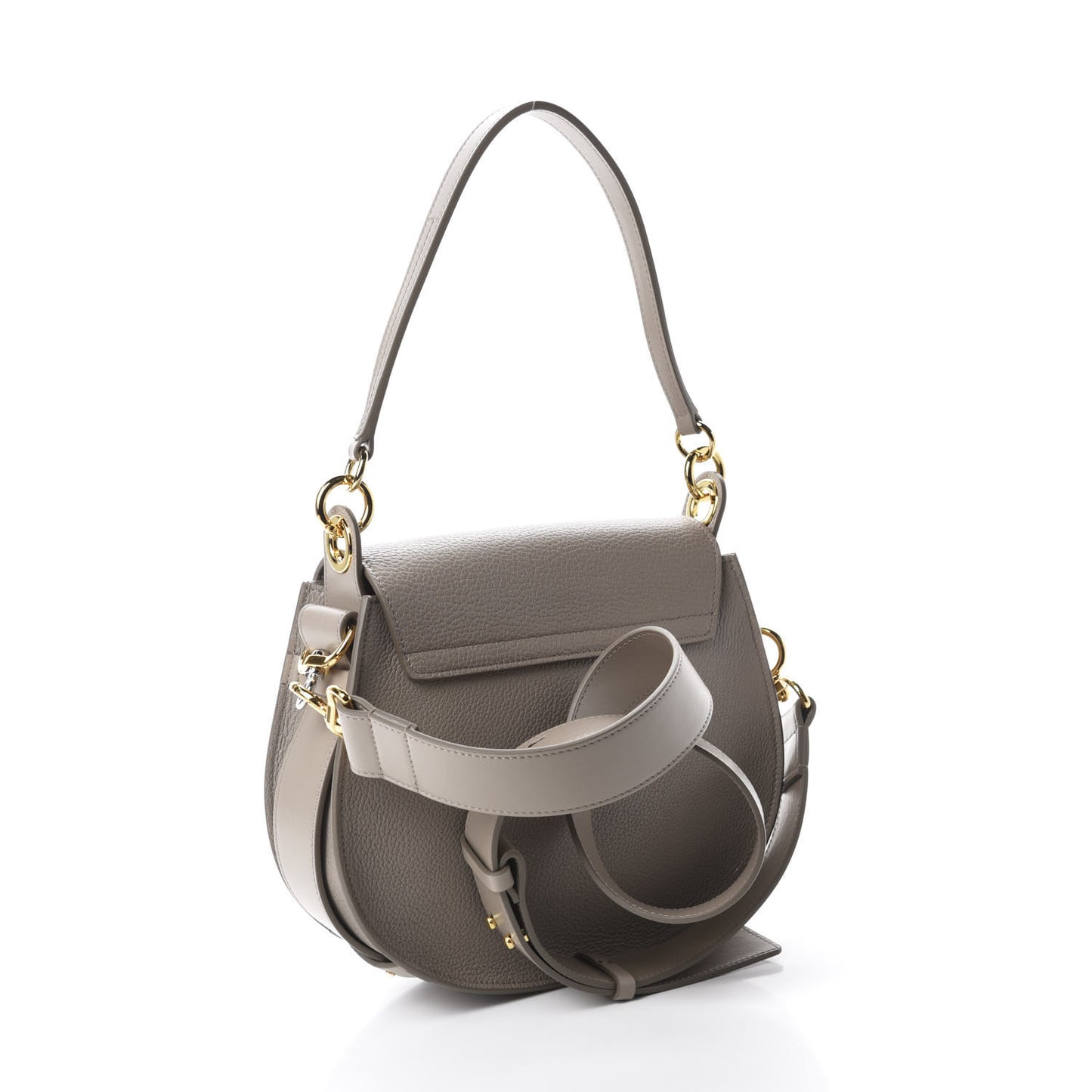 Calfskin Large Tess Bag Motty Grey