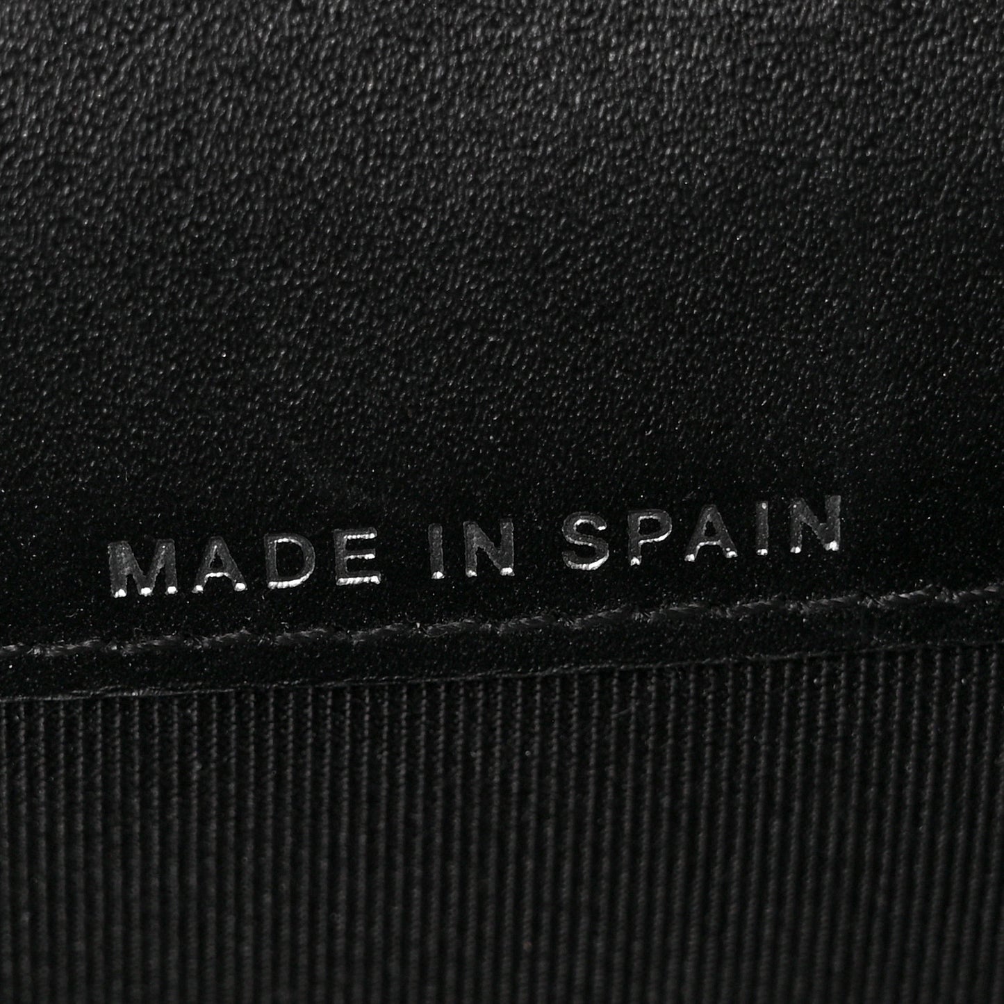 Patent Quilted Flap Card Holder Black