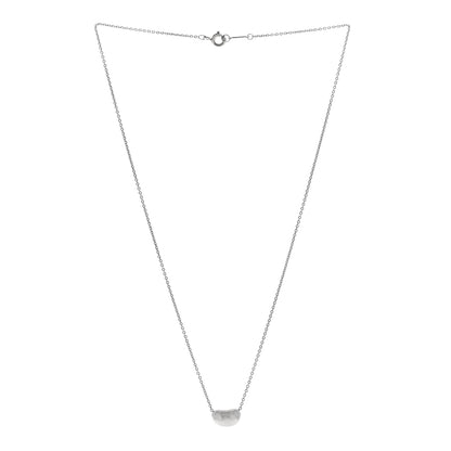 Tiffany Sterling Silver 11mm Elsa Peretti Bean Pendant Necklace 3 of 6