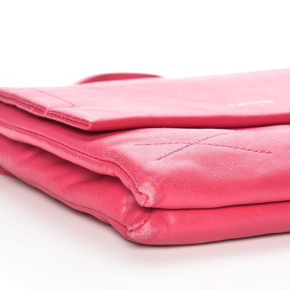 Lanvin Lambskin Quilted Mini Sugar Flap Shoulder Bag Fuchsia 11 of 12