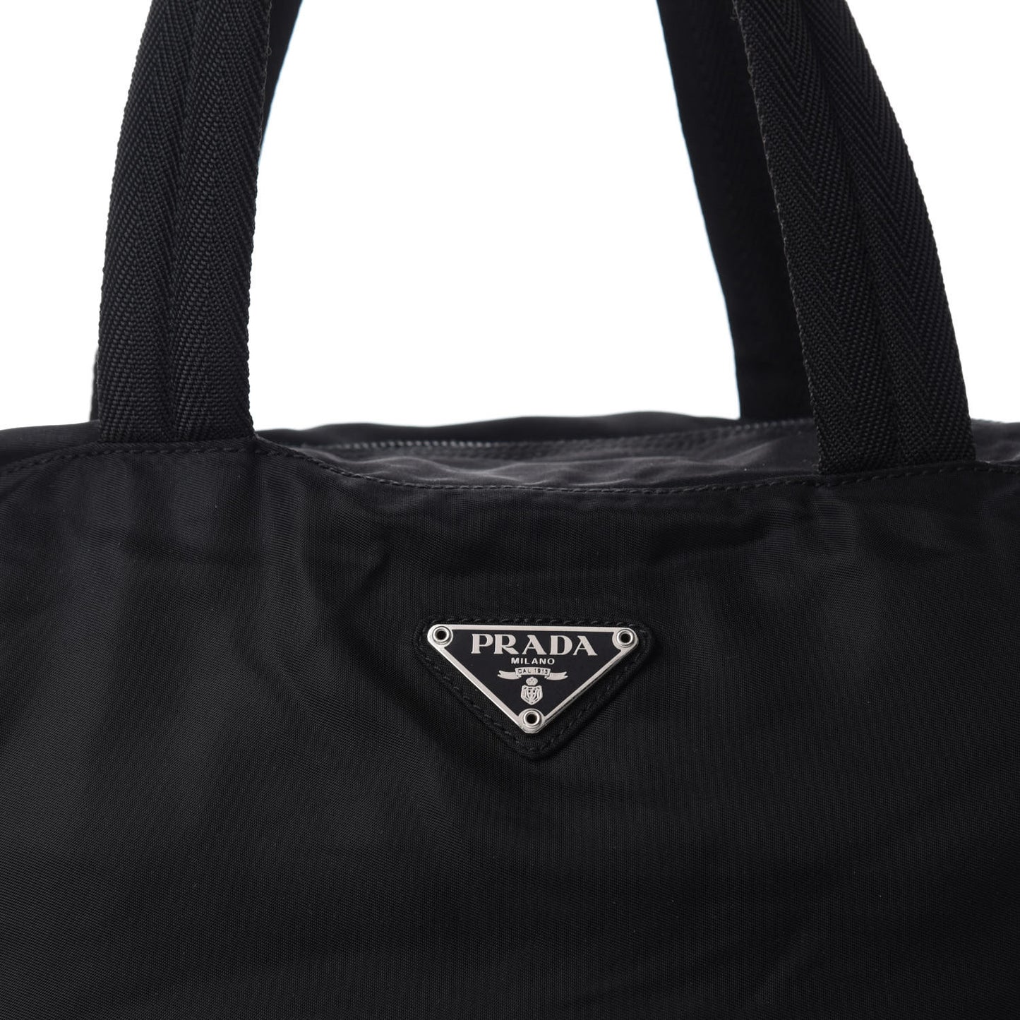 Nylon Vela Tote Black