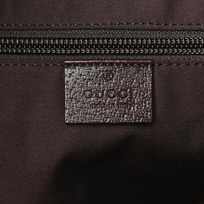 Gucci GG Monogram Web Large Collapsible Carry On Duffle Beige Brown 5 of 9