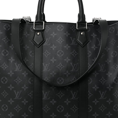 Louis Vuitton Monogram Eclipse Sac Plat 24H 7 of 10