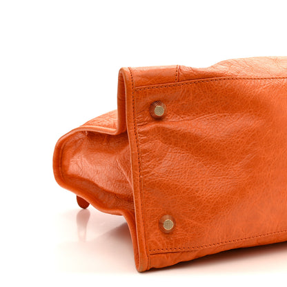 Balenciaga Agneau Giant 12 Gold Hardware Work Tangerine 18 of 21