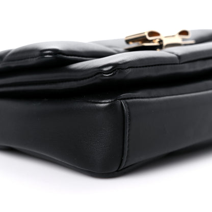 Salvatore Ferragamo Nappa Vendom Quilted Bag Black 8 of 10