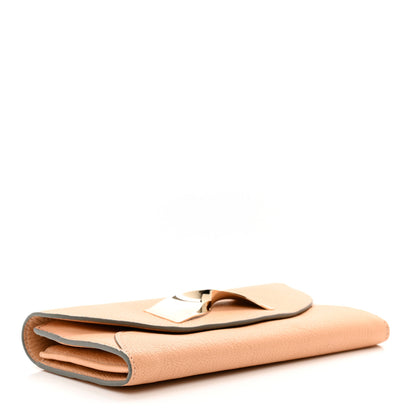 Chloe Goatskin Ribbon Long Wallet Rose Quartz 4 of 7
