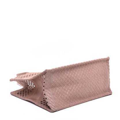 Christian Dior Mesh Embroidered Medium Book Tote Clay 4 of 8
