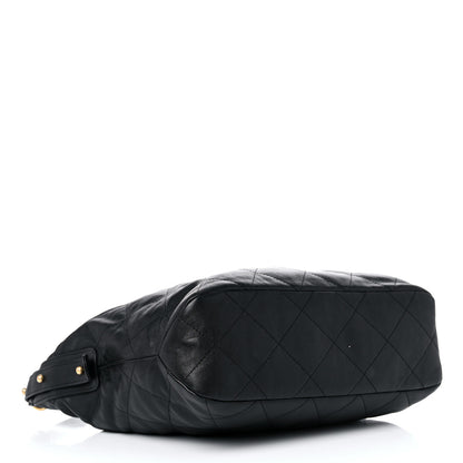Chanel Calfskin Quilted Large Daily Hobo Black 4 of 12