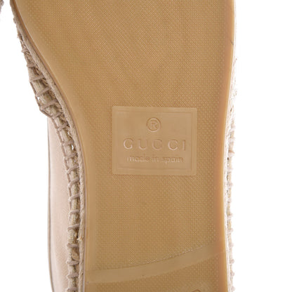 Gucci Canvas Logo Espadrilles 36 Greggio White 7 of 12