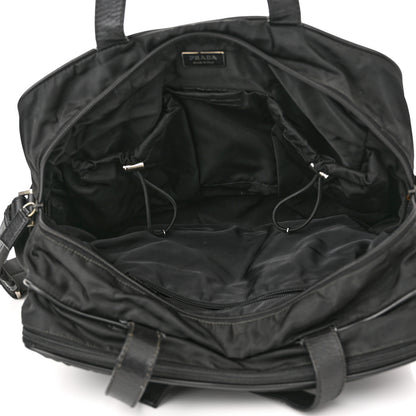 Prada Tessuto Nylon Travel Briefcase Black 5 of 18