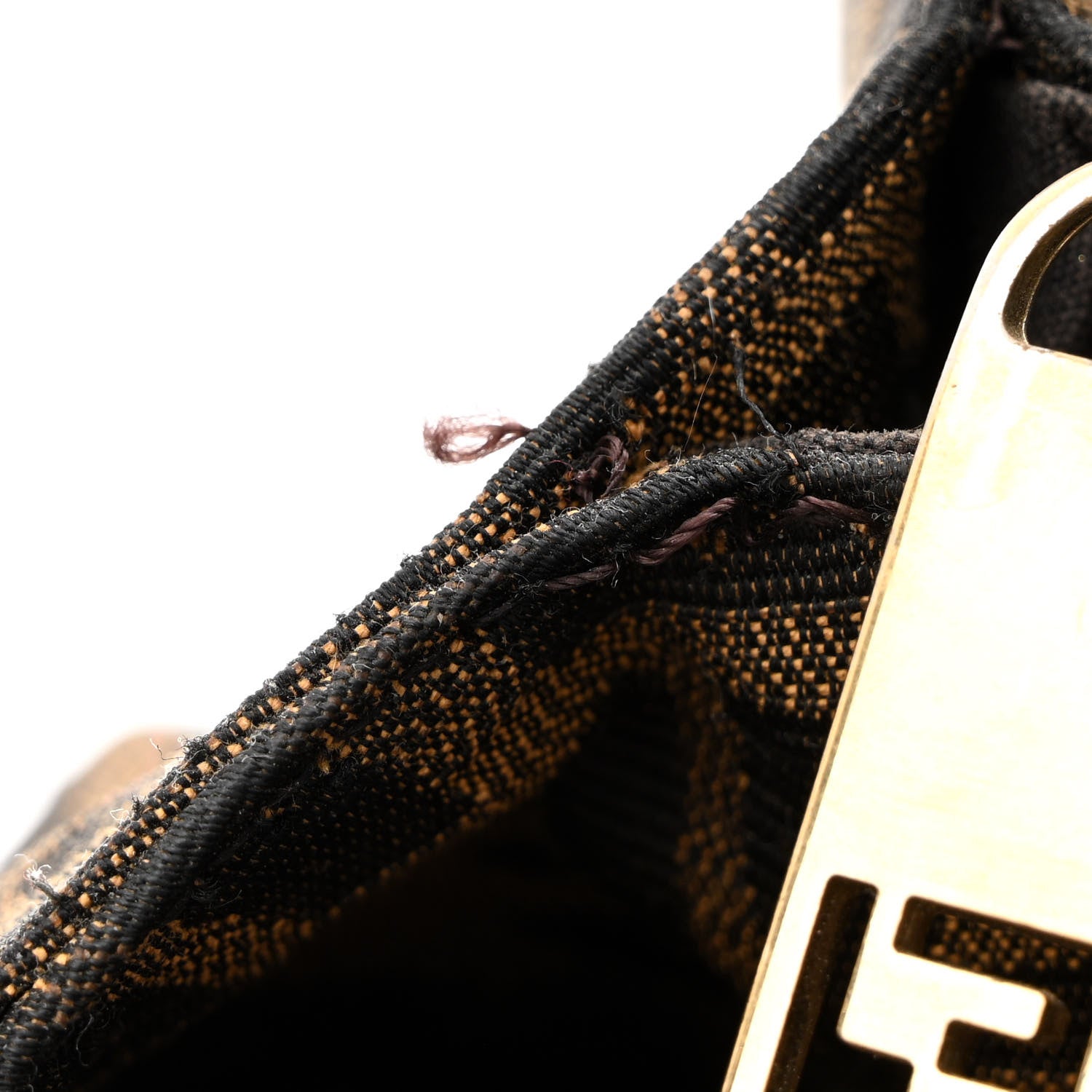 Fendi Zucca Small Mia Tote Tobacco 11 of 12