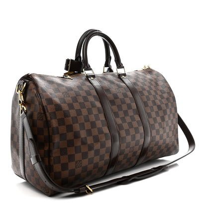 Louis Vuitton Damier Ebene Keepall Bandouliere 45 2 of 10