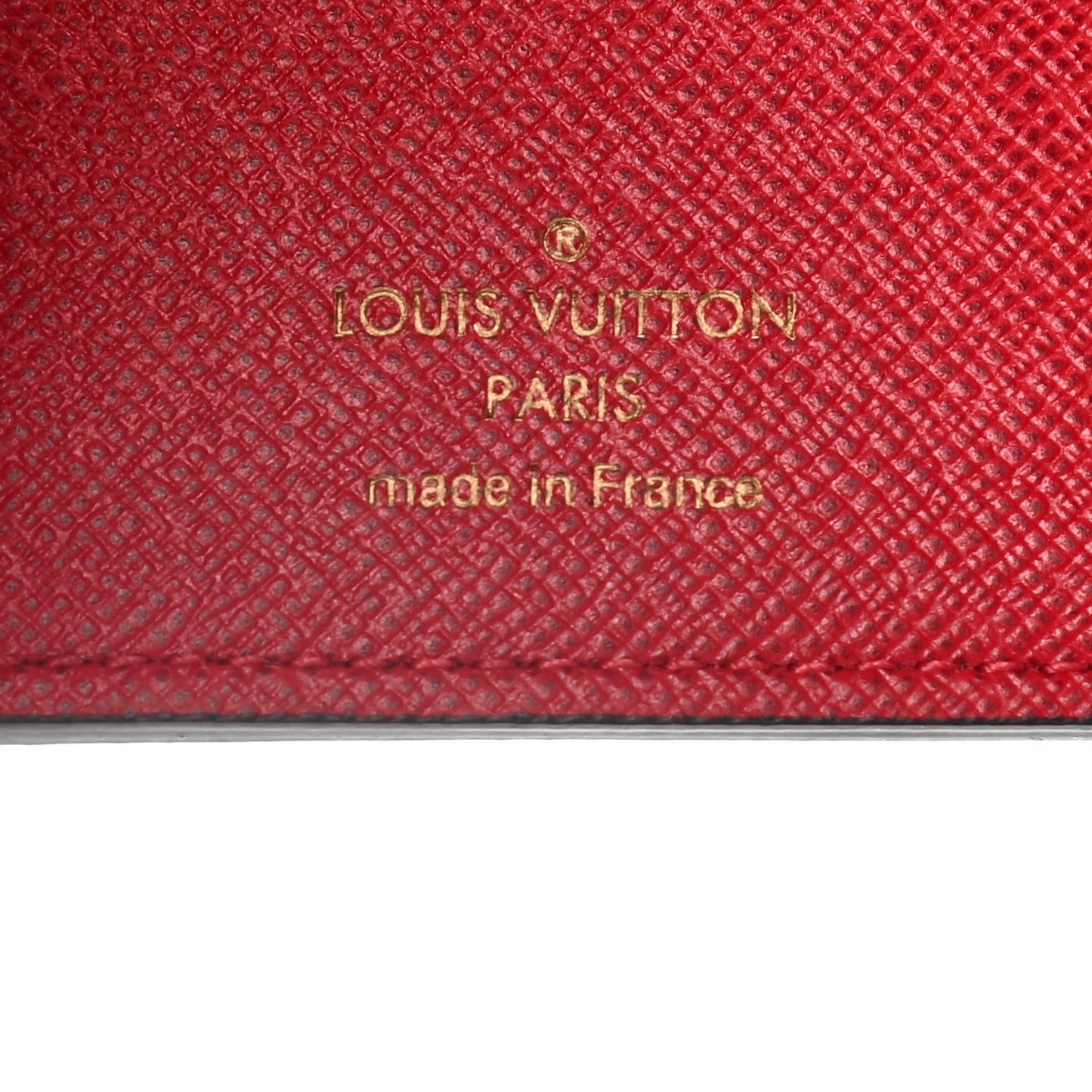 Damier Ebene Victorine Wallet Red