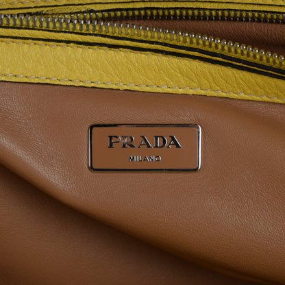 Prada Vitello Daino Twin Pocket Tote Mimosa 6 of 8