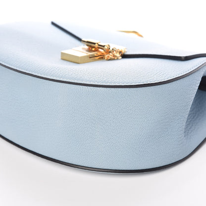 Chloe Grained Lambskin Drew Shoulder Bag Fresh Blue 9 of 9