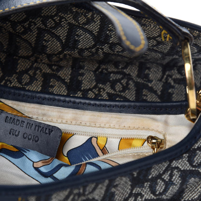 Christian Dior Monogram Saddle Bag Blue 10 of 11
