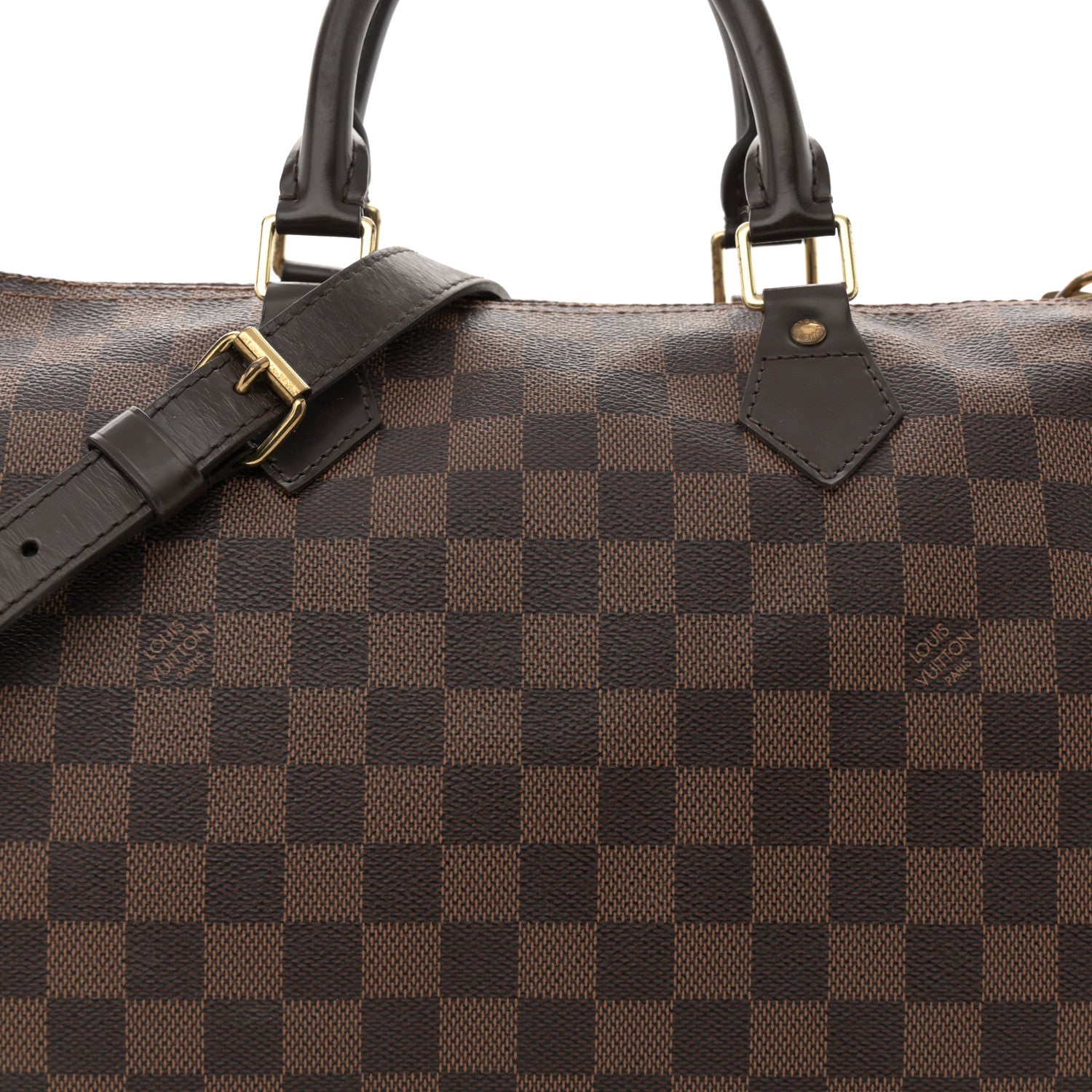 Louis Vuitton Damier Ebene Speedy Bandouliere 35 8 of 15