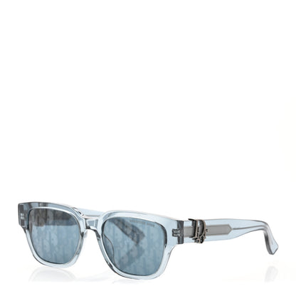 Christian Dior Acetate DiorOblique S11 Sunglasses Blue Silver 1 of 9