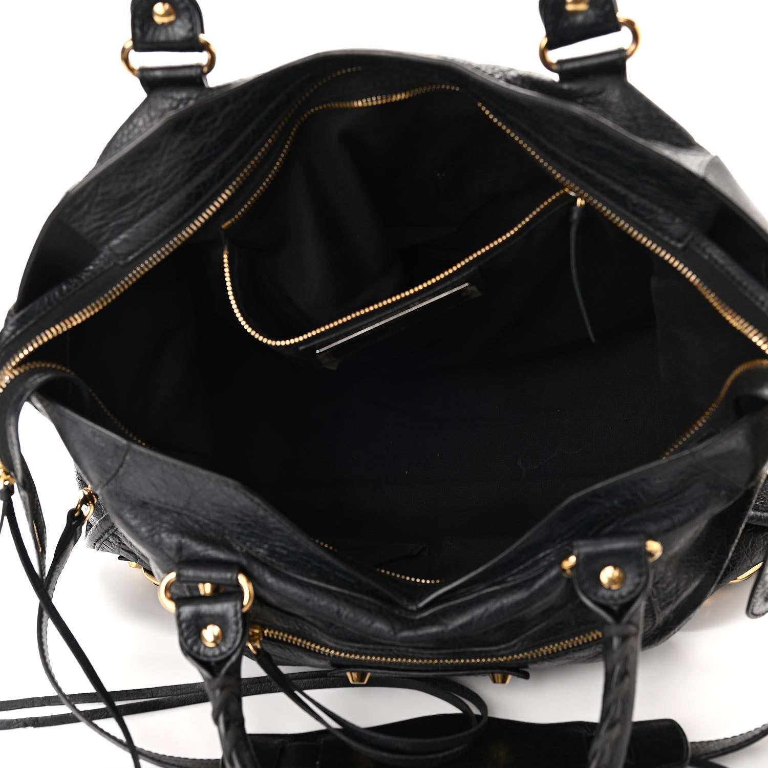 Balenciaga Agneau Classic Gold Hardware City Black 5 of 10
