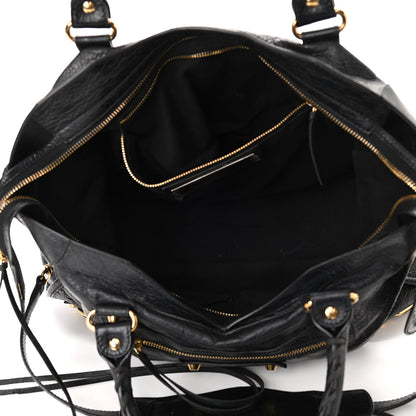 Balenciaga Agneau Classic Gold Hardware City Black 5 of 10