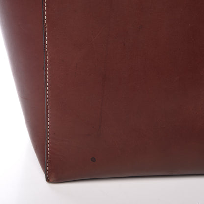 Celine Natural Calfskin Sangle Bucket Bag Burgundy 19 of 22