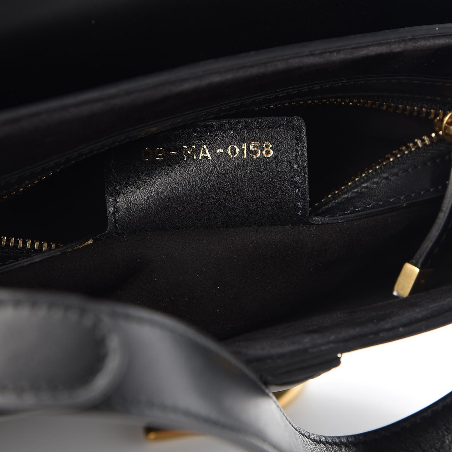 Calfskin Saddle Bag Black
