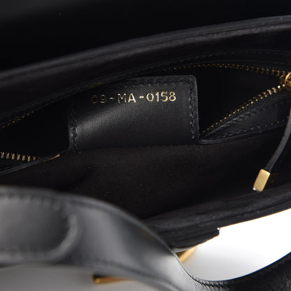Christian Dior Calfskin Saddle Bag Black 7 of 8