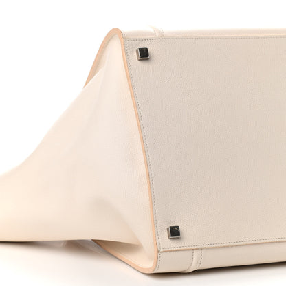Celine Grained Calfskin Medium Phantom Luggage Cream 10 of 11