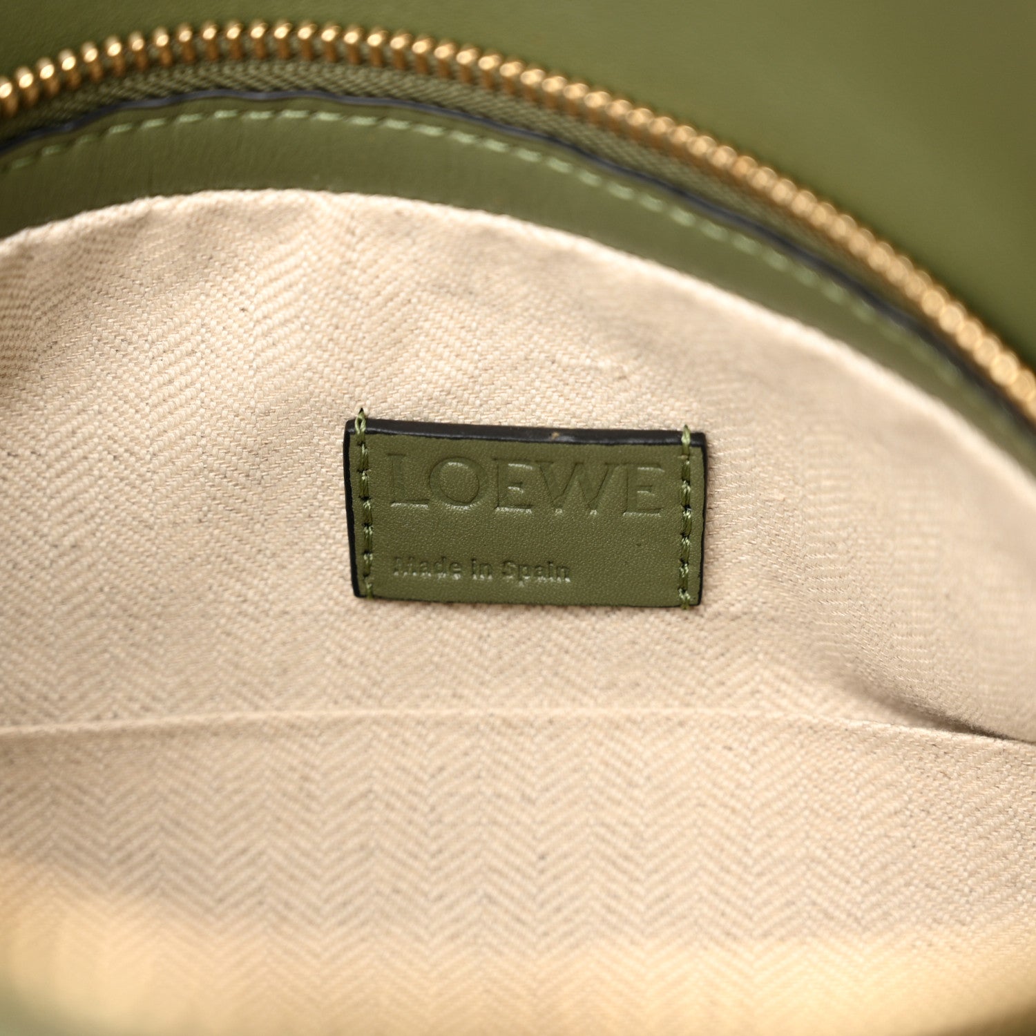 Loewe Calfskin Puzzle Hobo Avocado 6 of 10