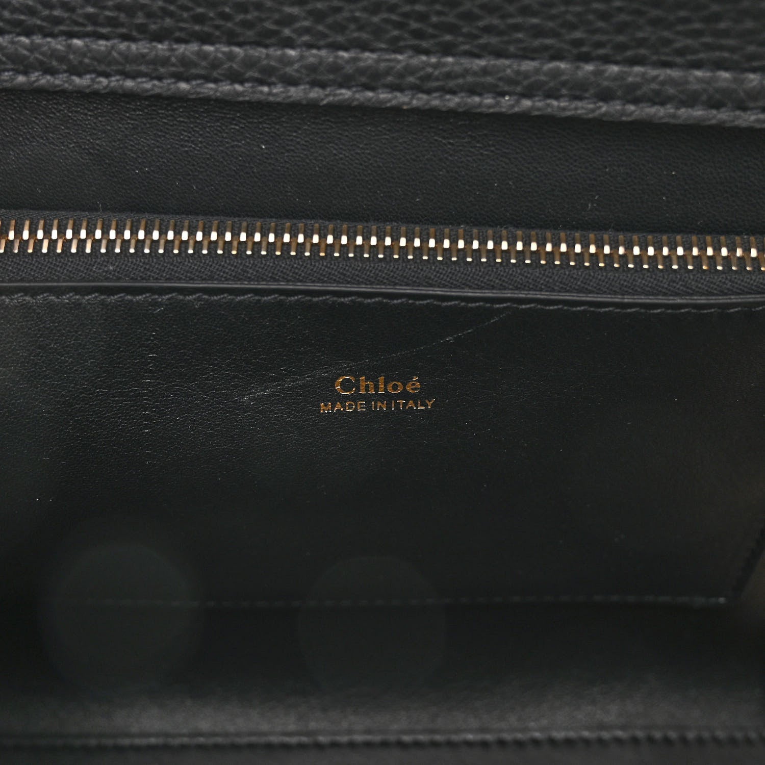 Chloe Grained Calfskin Small Edith Top Handle Bag Black 6 of 9