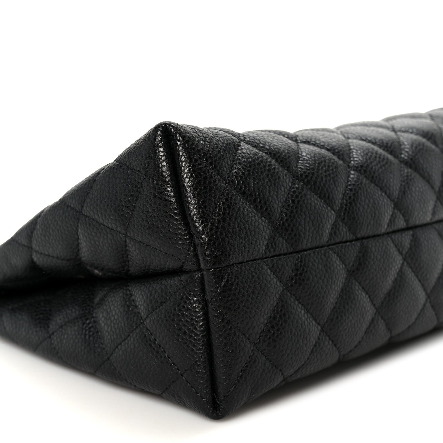 Chanel Caviar Quilted Cosmetic Case Black 9 of 10