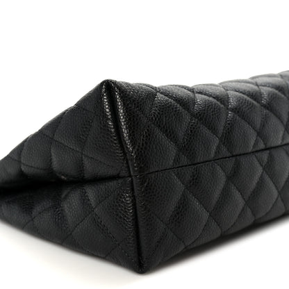 Chanel Caviar Quilted Cosmetic Case Black 9 of 10