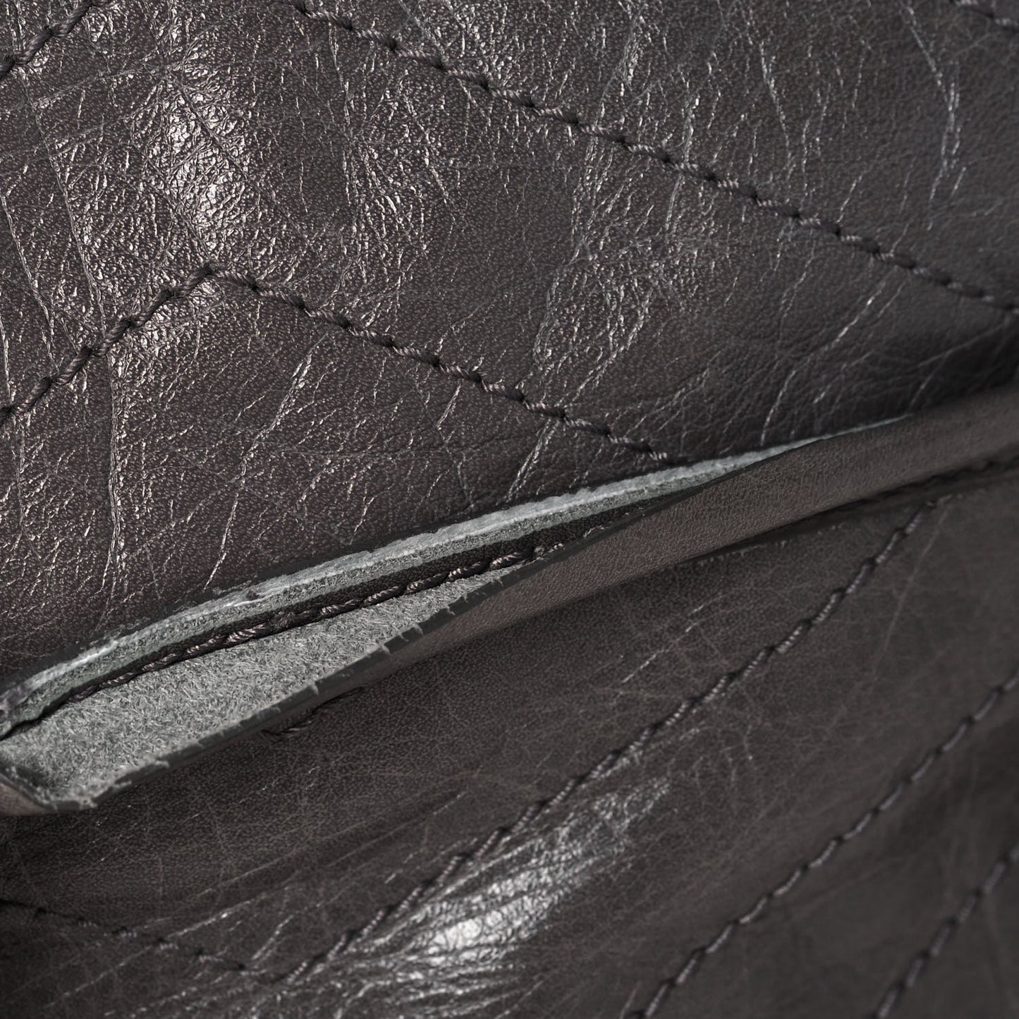 Crinkled Calfskin Matelasse Monogram Medium Niki Chain Satchel Dark Chocolate