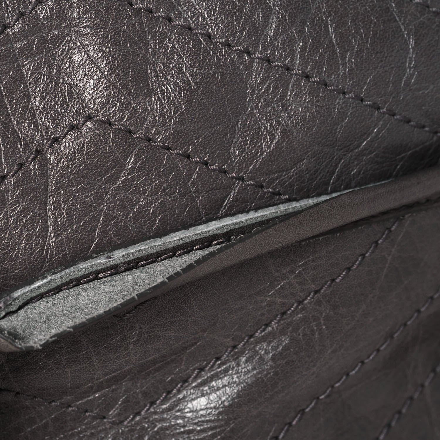 Saint Laurent Crinkled Calfskin Matelasse Monogram Medium Niki Chain Satchel Dark Chocolate 13 of 16