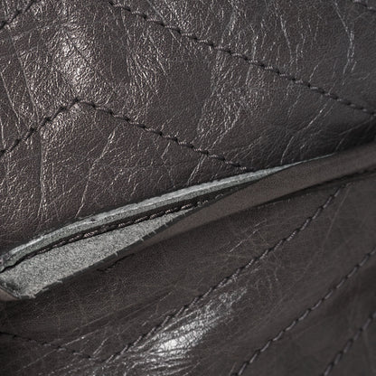 Saint Laurent Crinkled Calfskin Matelasse Monogram Medium Niki Chain Satchel Dark Chocolate 13 of 16