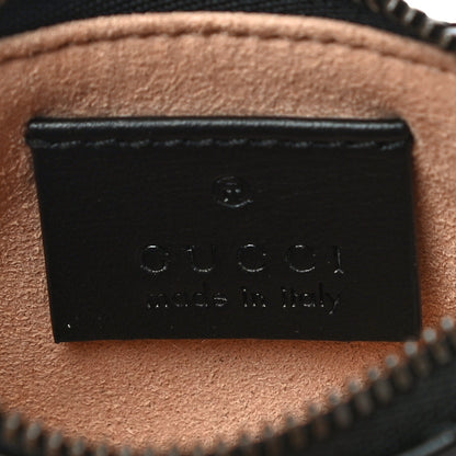 Gucci Calfskin Matelasse GG Marmont Key Case Black 6 of 10