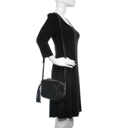 Gucci Pebbled Calfskin Small Soho Disco Bag Black 2 of 10