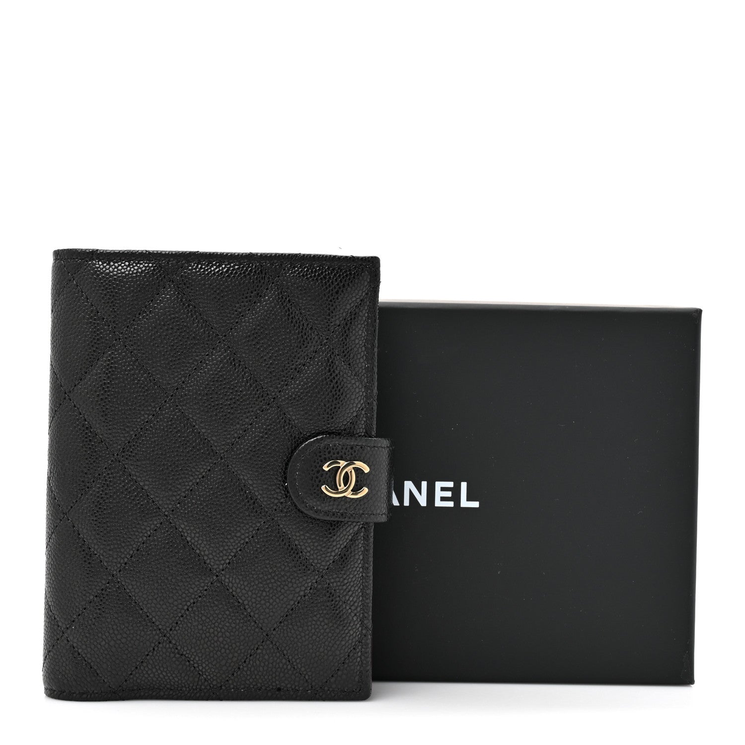 Chanel Caviar Quilted Passport Holder Black 9 of 9