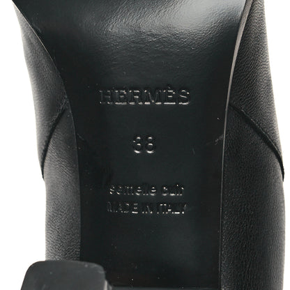 Hermes Nappa Gill 75 Ankle Boots 38 Black 7 of 9