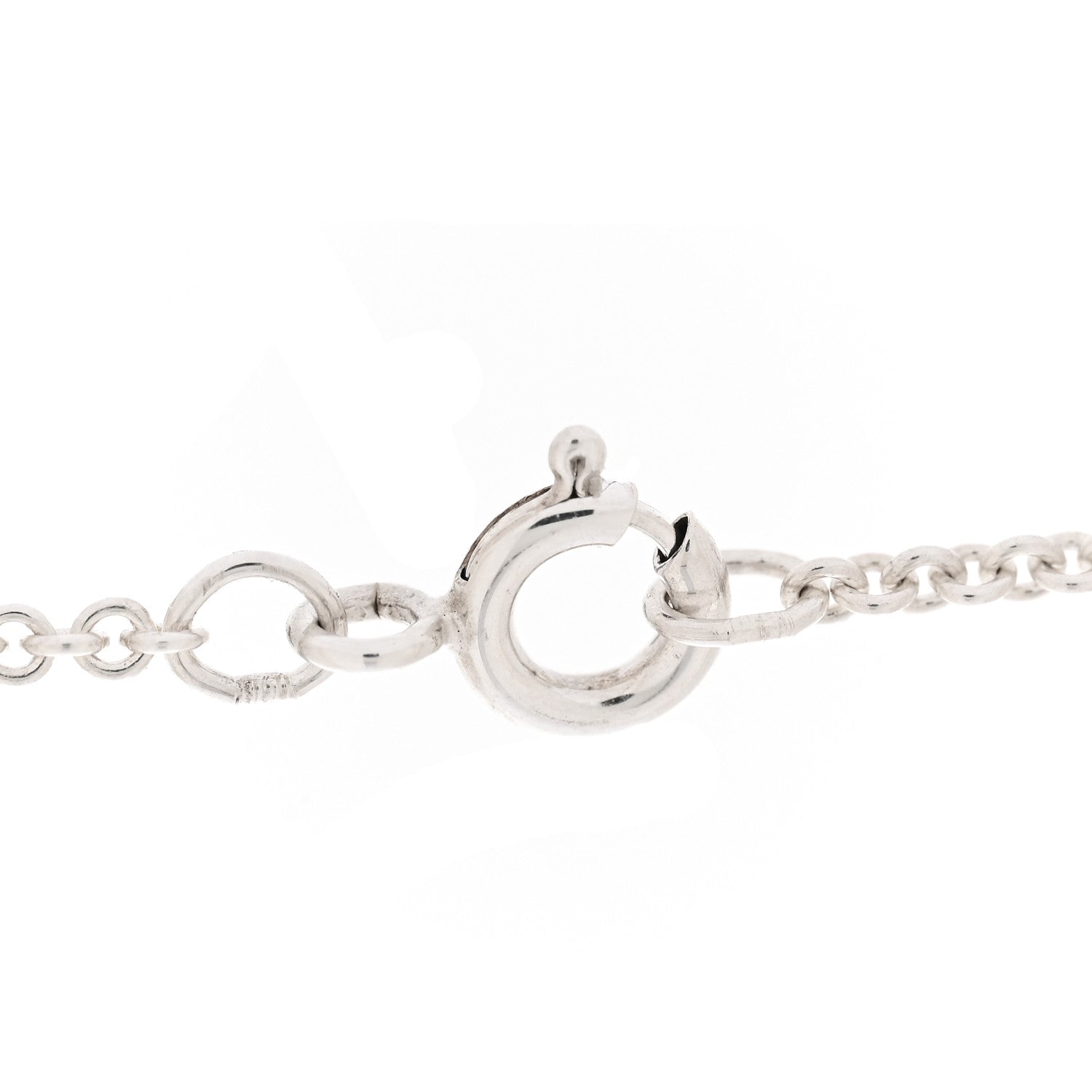 Tiffany Sterling Silver Heart Lariat Necklace 5 of 5