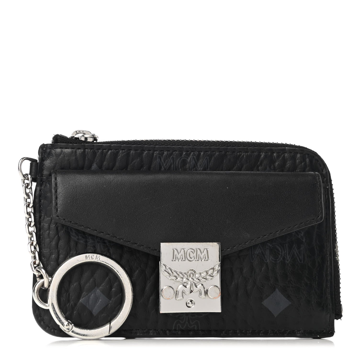MCM Visetos Patricia Card Case Black 1 of 6