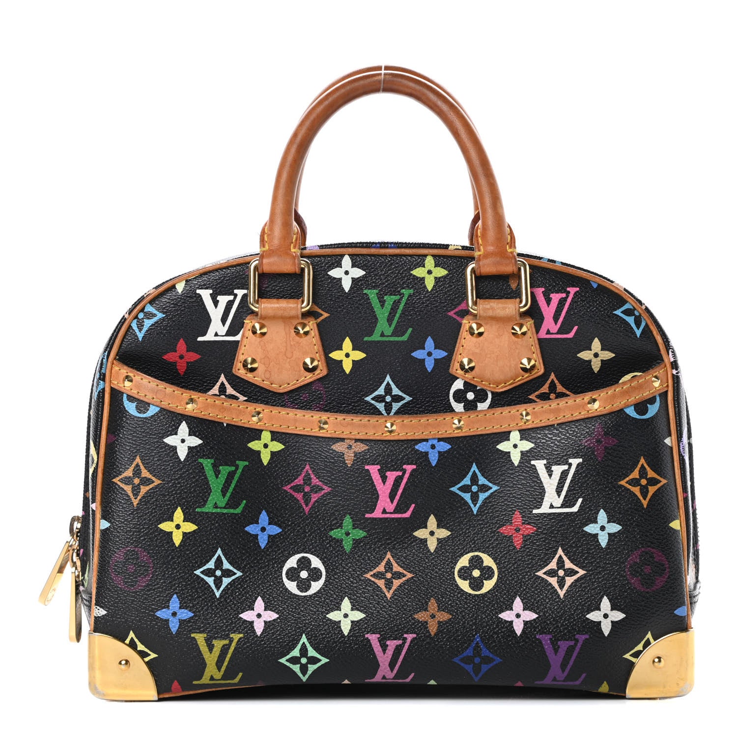 Louis Vuitton Monogram Multicolor Trouville Black 1 of 17