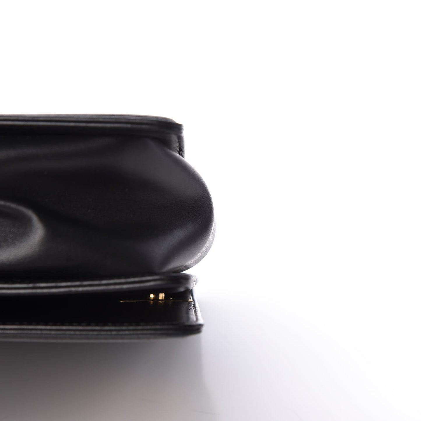 Lambskin Quilted Large Boy Flap Black